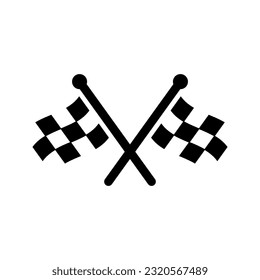Racing Flag icon. sign for mobile concept and web design. vector illustration