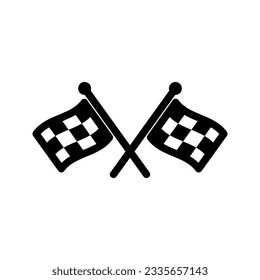 Racing Flag icon. sign for mobile concept and web design. vector illustration
