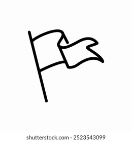 racing flag icon sign vector