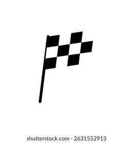 Racing flag icon symbol for apps and websites. race flag sign and symbol.Checkered racing flag icon