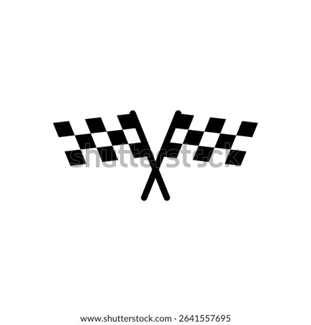 Racing flag icon symbol for apps and websites. race flag sign and symbol.Checkered racing flag icon