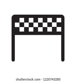 Racing flag icon. Trendy Racing flag logo concept on white background from Productivity collection. Suitable for use on web apps, mobile apps and print media.