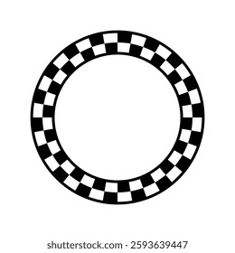 Racing flag icon vector. Racing illustration sign. Karting symbol or logo.