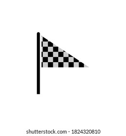 racing flag icon vector symbol