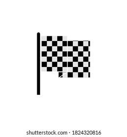Vektorsymbol für Rennflagge