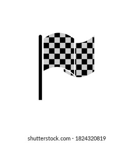 racing flag icon vector symbol