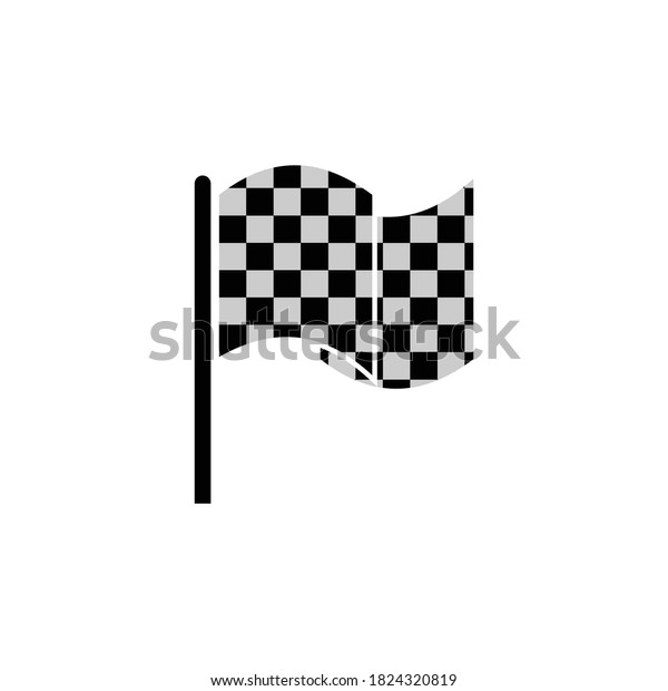 racing flag icon vector\
symbol