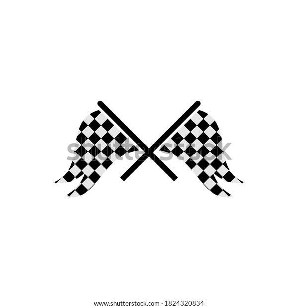 racing flag icon vector
symbol