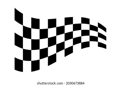 Racing flag. Race flag vector icon. Finishing flag. Vector design illustration 