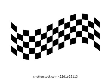 Racing flag. Race flag vector icon. Finishing flag. Vector design illustration 