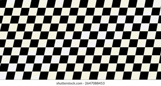Diseño de Vector de patrón a cuadros grunge Horizontal de fondo deportivo de bandera de carreras con espacio vacío