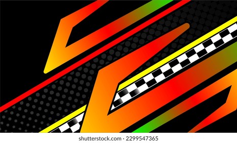 abstrakter Hintergrund der Rennflagge