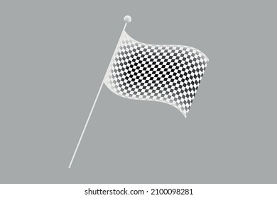 Racing flag. Vector graphics and designs.