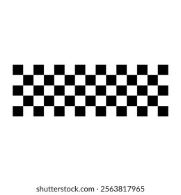 Racing flag vector icon. Finishing flag.  Vector illustration