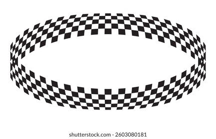 Racing flag vector icon on white background. Checkered flag. start and finish crossed flag. Racing flag.	
