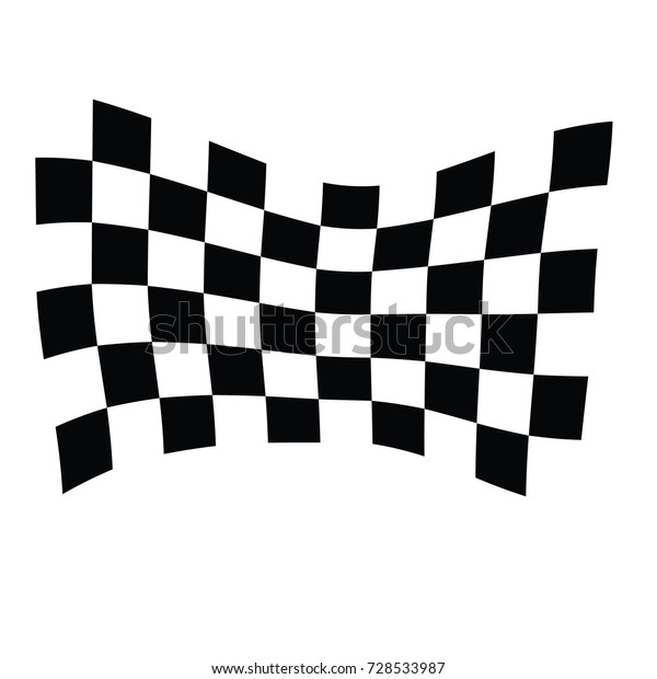 racing flag vector\
illustration