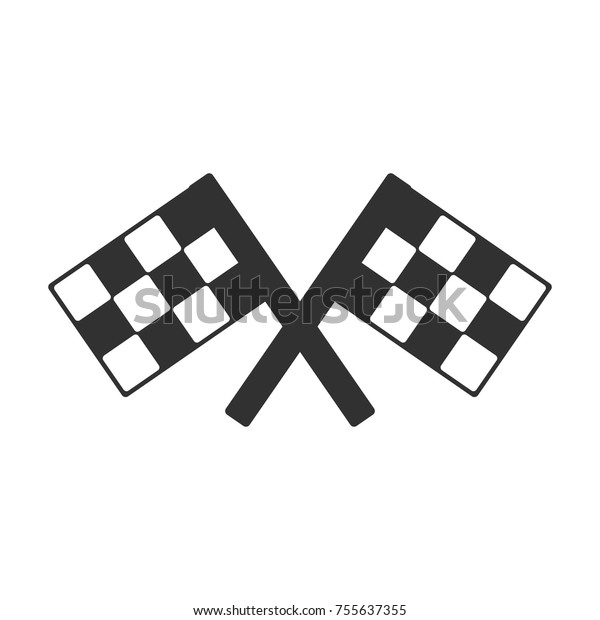 Racing flags, simple\
icon