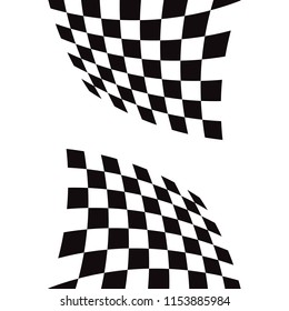 racing flags vector