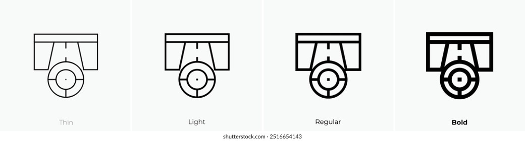 racing game icon. Thin, Light Regular And Bold style design isolated on white background