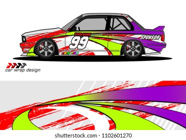 racing graphic background for car vinyl wrap 