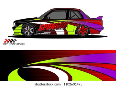 racing graphic background for car vinyl wrap 