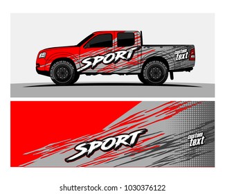 Racing graphic background vector for Truck,boat and vehicle branding. vinyl and wrap ready. 