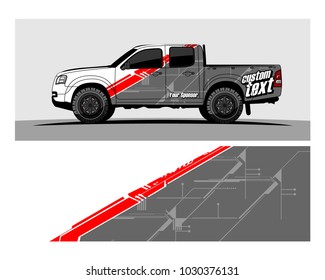 Racing graphic background vector for Truck,boat and vehicle branding. vinyl and wrap ready. 
