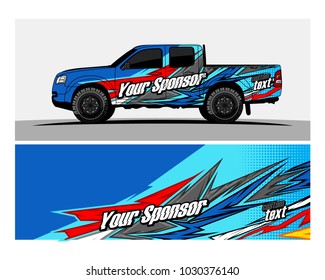 Racing graphic background vector for Truck,boat and vehicle branding. vinyl and wrap ready. 