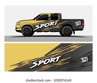 Racing graphic background vector for Truck,boat and vehicle branding. vinyl and wrap ready. 