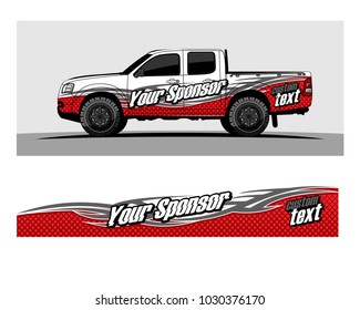 Racing graphic background vector for Truck,boat and vehicle branding. vinyl and wrap ready. 