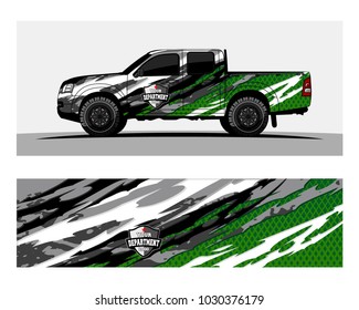 Racing graphic background vector for Truck,boat and vehicle branding. vinyl and wrap ready. 