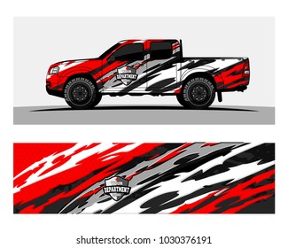 Racing graphic background vector for Truck,boat and vehicle branding. vinyl and wrap ready. 