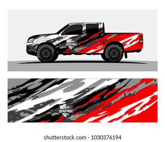 Racing graphic background vector for Truck,boat and vehicle branding. vinyl and wrap ready. 