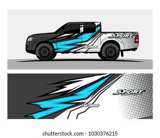 Racing graphic background vector for Truck,boat and vehicle branding. vinyl and wrap ready. 