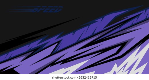 Racing graphic background vector for Truck,boat and vehicle branding. vinyl and wrap ready. 
