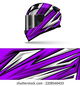 Racing helmet design template vector