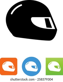 Racing helmet icon
