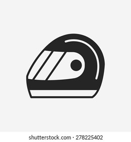 Racing helmet icon