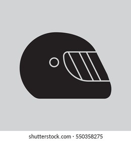 Racing helmet icon