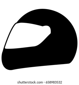 Racing helmet icon .