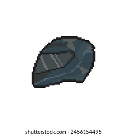 RACING HELMET ICON PIXEL ART	