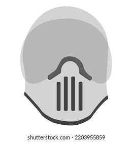 Racing helmet for motorcycle icon vector illustration