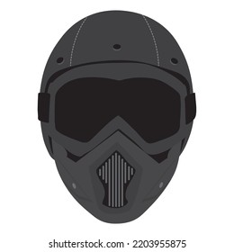 Racing helmet for motorcycle icon vector illustration