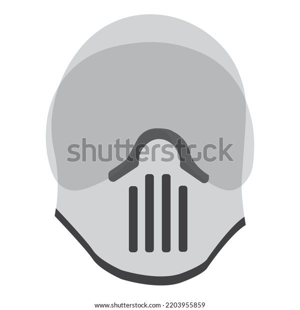 Racing
helmet for motorcycle icon vector
illustration