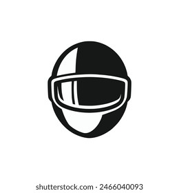 racing helmet sport logo vector illustration template design