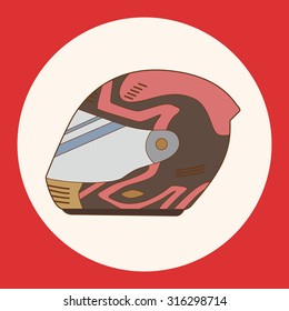 racing helmet theme elements vector,eps