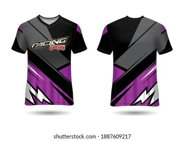 Vector de diseño de plantilla de Jersey de Racing