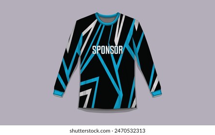 Racing Jersey Template Design vector