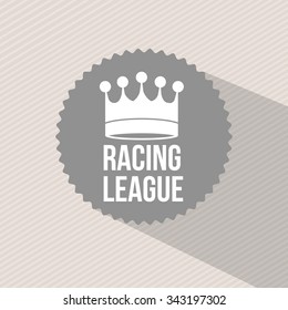 racing league design, vector illustration eps10 graphic 