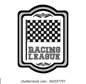 racing league design, vector illustration eps10 graphic 